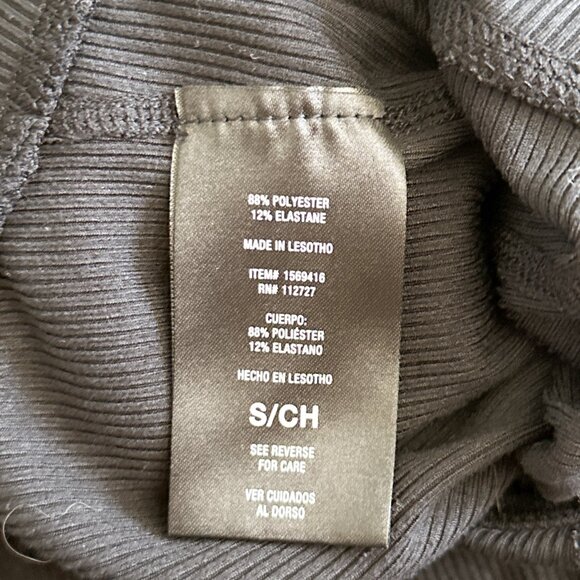 Lukka Lux Ribbed High Waisted Pocket Leggings Black Size S Like New - Picture 4 of 4